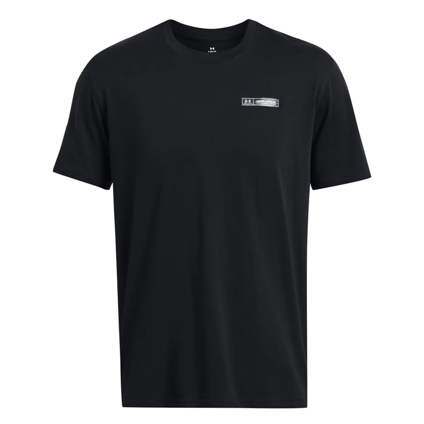 Under Armour Camiseta 1382831-BKBKBK M HW PretoPretoPreto Poliester -3-